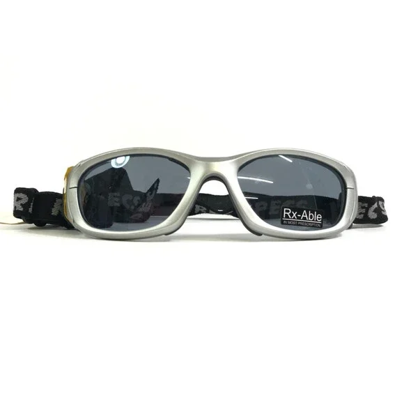 Rec Specs Sport Goggles MX31 Silver Wrap Frames with Gray Lenses 53-17-130